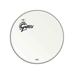 Gretsch Offset Logo, Bass Drum Head Coated