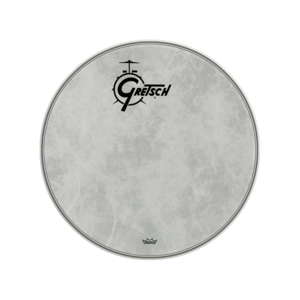 Gretsch Logo, Bass Drum Head Fiberskyn