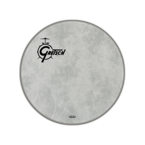 Gretsch Offset Logo, Bass Drum Head Fiberskyn