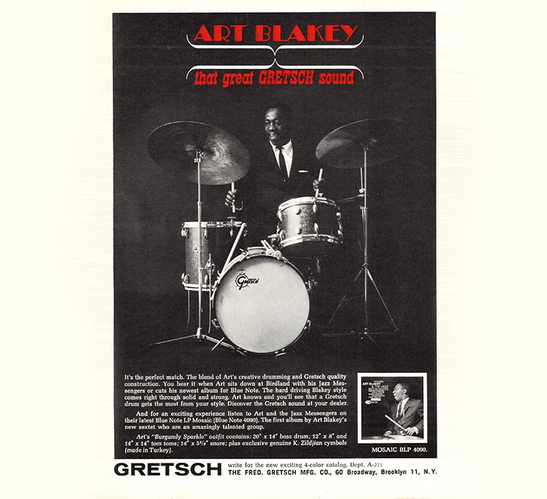 Art Blakey | Gretsch trommerArt Blakey | Gretsch trommer  